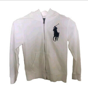 Polo By Ralph Lauren Big Pony Full Zip Hooded Sweatshirt Girls